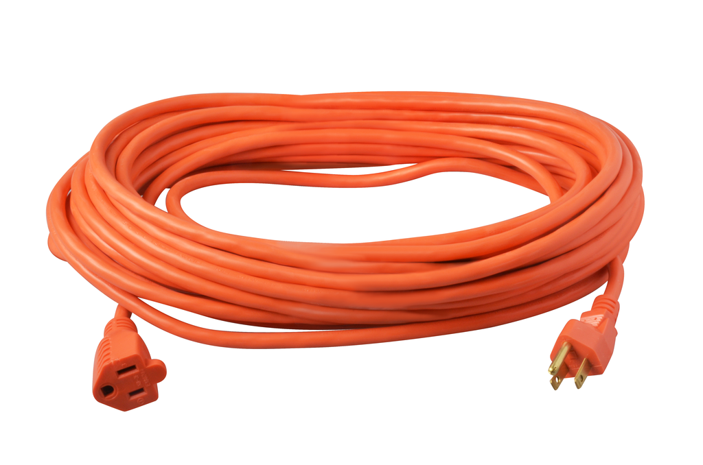 Southwire 50ft SJTW 16/3 Outdoor Extension Cord (Orange) 12/BX