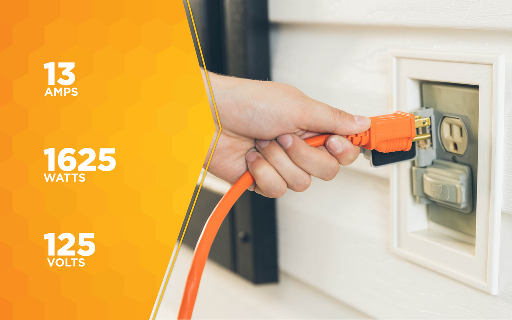 Southwire 50ft SJTW 16/3 Outdoor Extension Cord (Orange) 12/BX