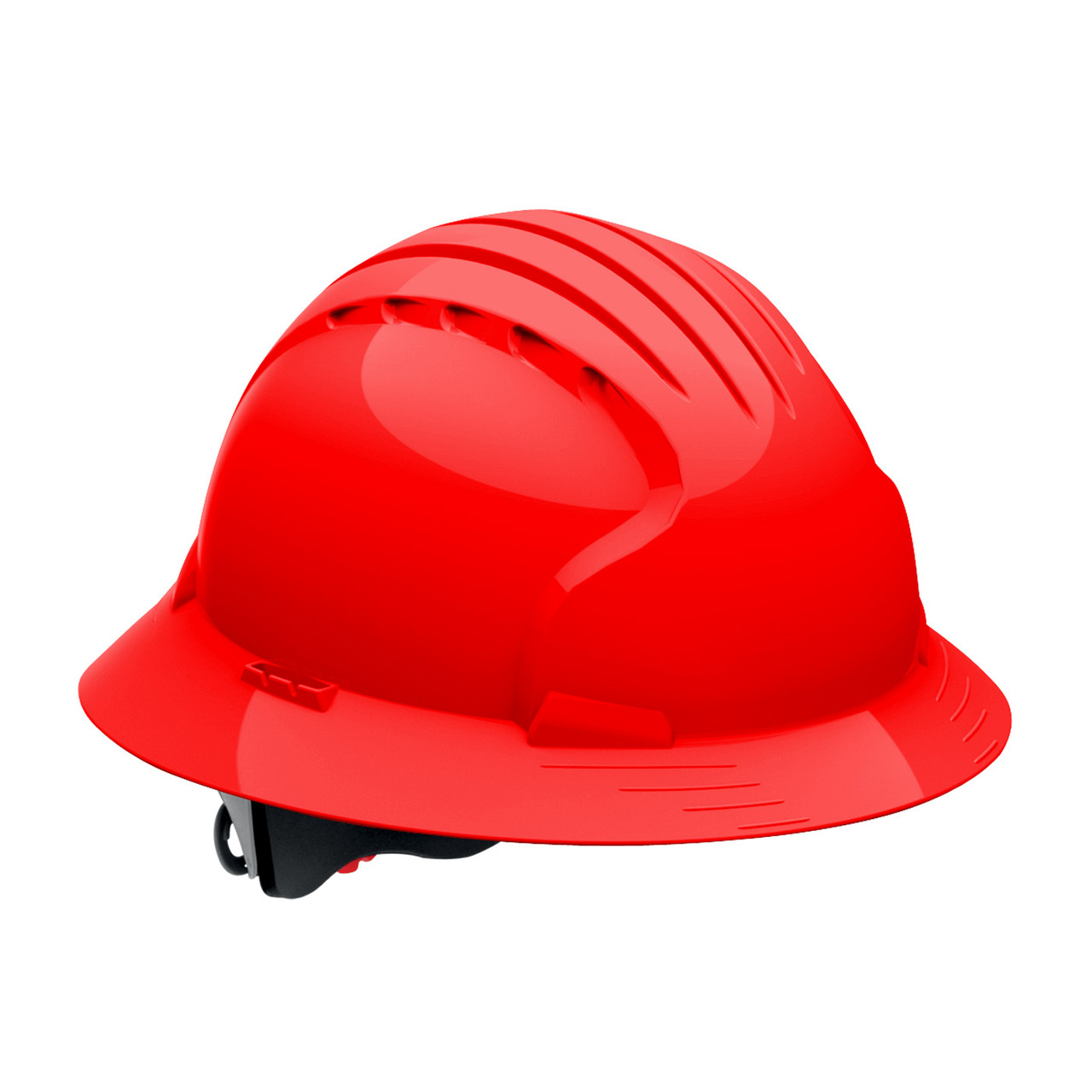Evolution® Deluxe 6161 280-EV6161  Hard Hats, Size OS, Red