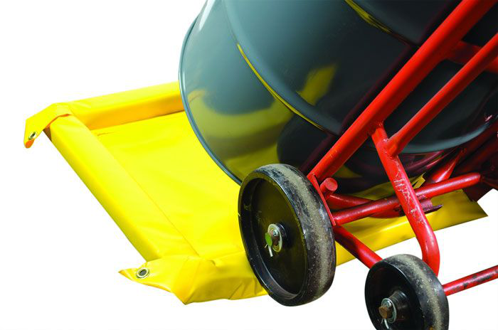 10' x 11' x 2", 135 Gallon Spill Capacity, Maintenance Spill Berm, Yellow - 28424