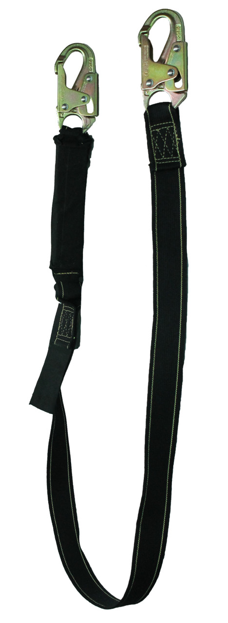 SafeWaze Welding 6' Energy Absorbing Lanyard: Snap Hook