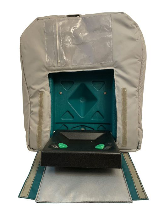 16 Gallon Heated Jacket for Hughes Gravity Fed Eyewash - 16GFEW-BLKT