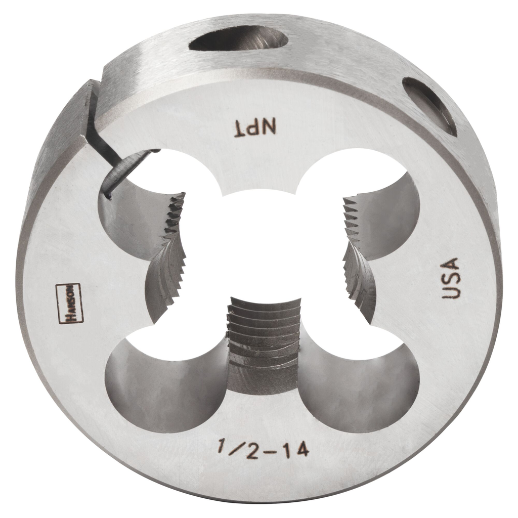 IRWIN DIE 1/2-14 NPT 2 RD ADJ