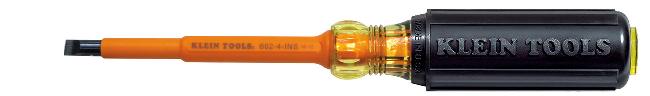 KLEIN 1/4'' Cabinet Screwdriver 4'' Round Shank