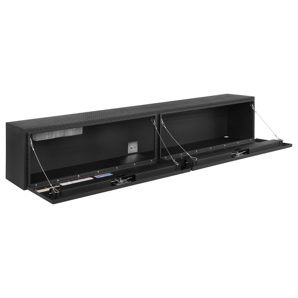 90.25" Super Side - Alum, Textured Matte Black Finish