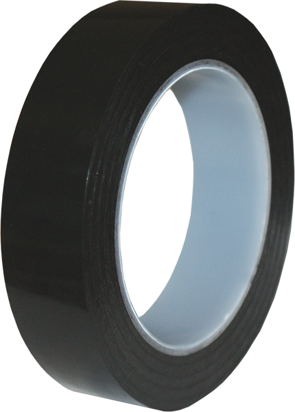 Electro-Tape 1/4" (6.3 mm)    x  36 yd Polyethylene Bond Breaker TaPolyethylene  -  Acrylic Adhesive - Black 96/CS