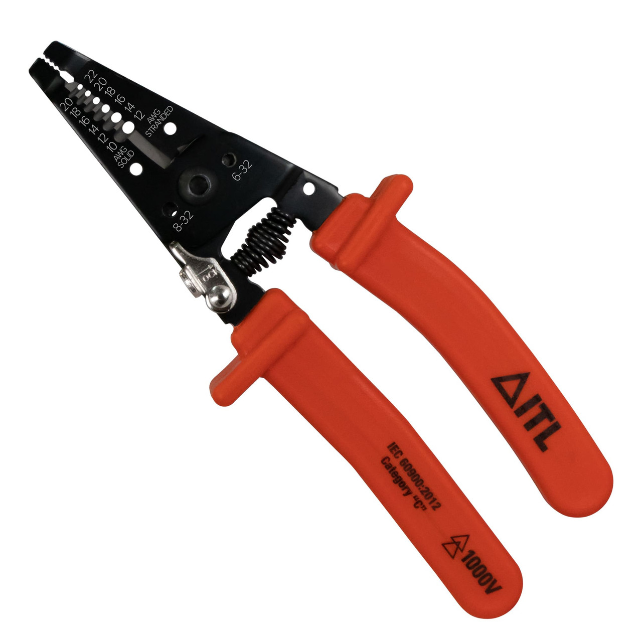 Jameson 1000V Insulated Wire Stripper, 7-1/4"
