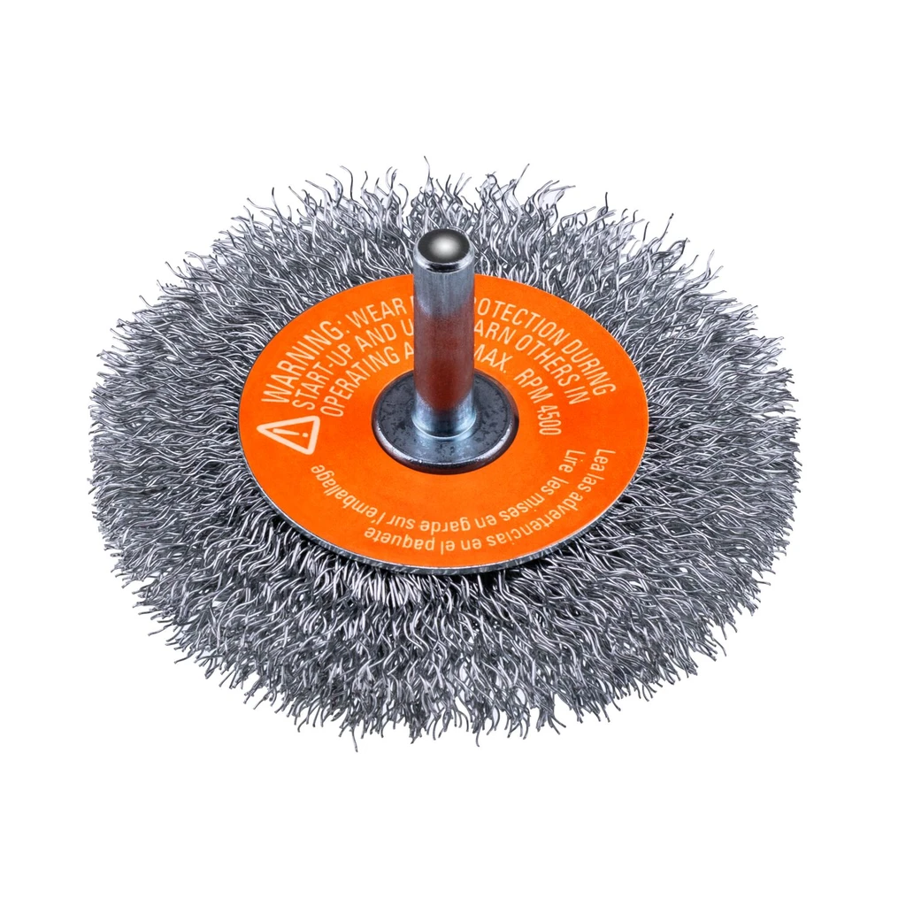 BLACK+DECKER 3" Crimped Wire Wheel, Coarse, 1/4" Shank