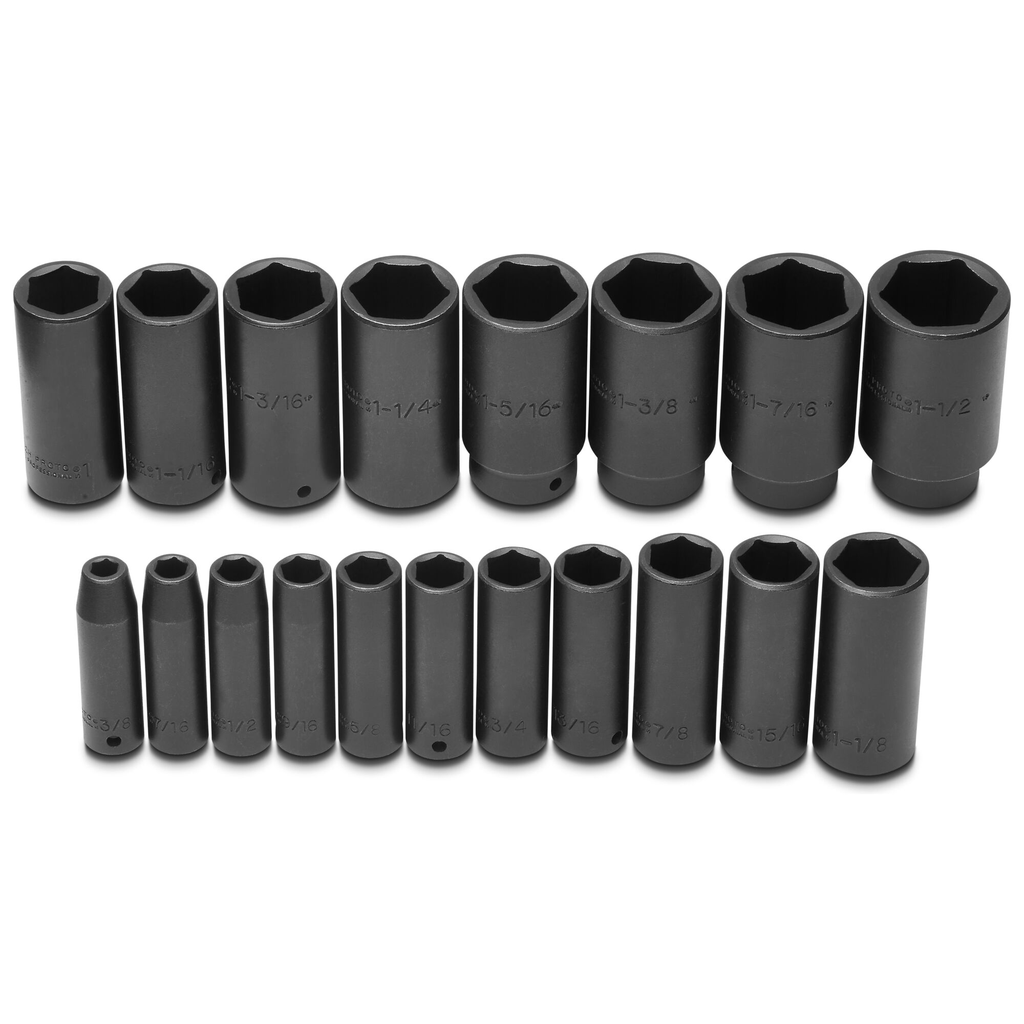 PROTO Set Skt Imp 1/2Dr 19Pc