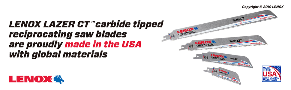 LENOX 6" X 1" X .050" Carbidetipped