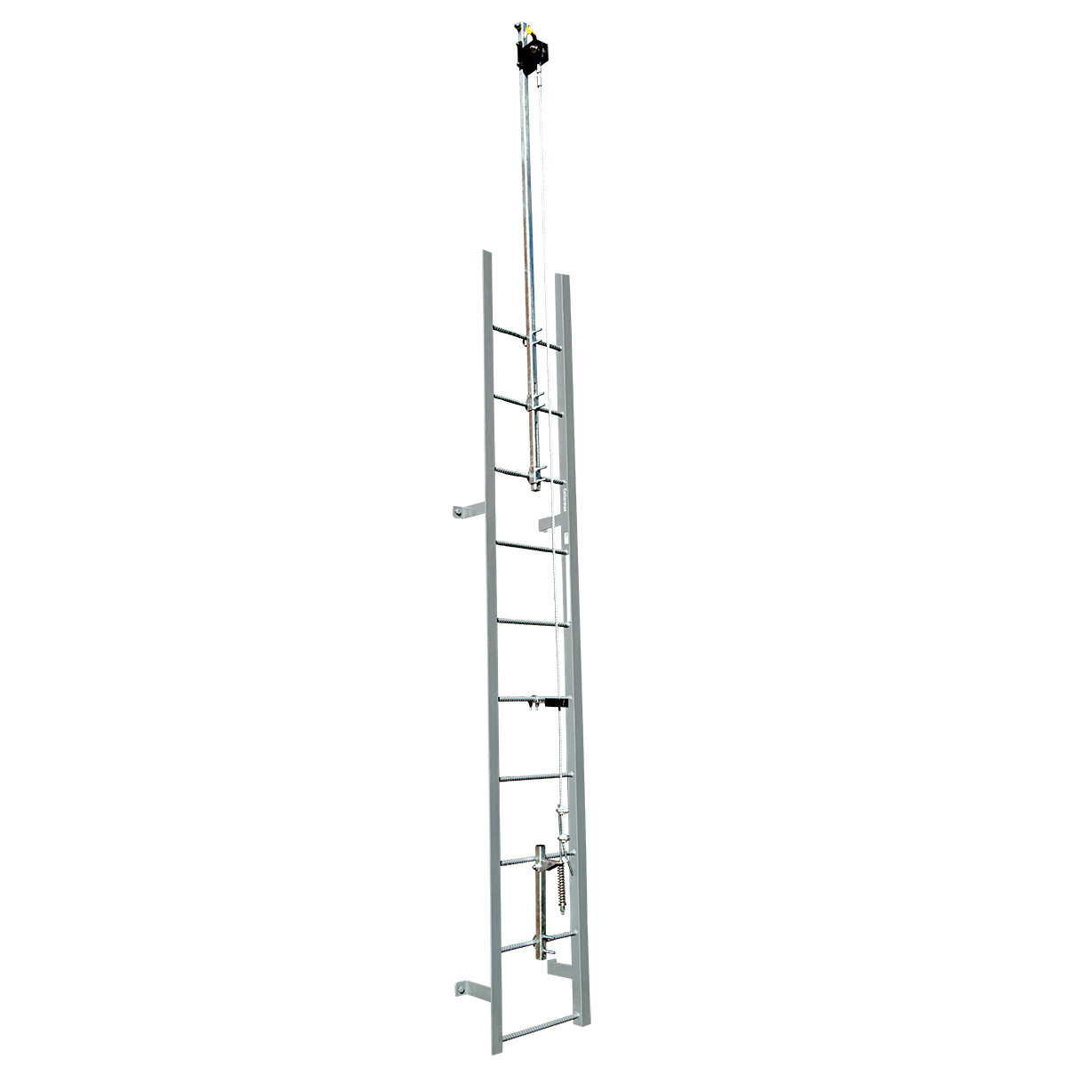 SafeWaze 30' VLL Cable Ladder System w/Extended Top Bracket, 2-person Complete Kit 