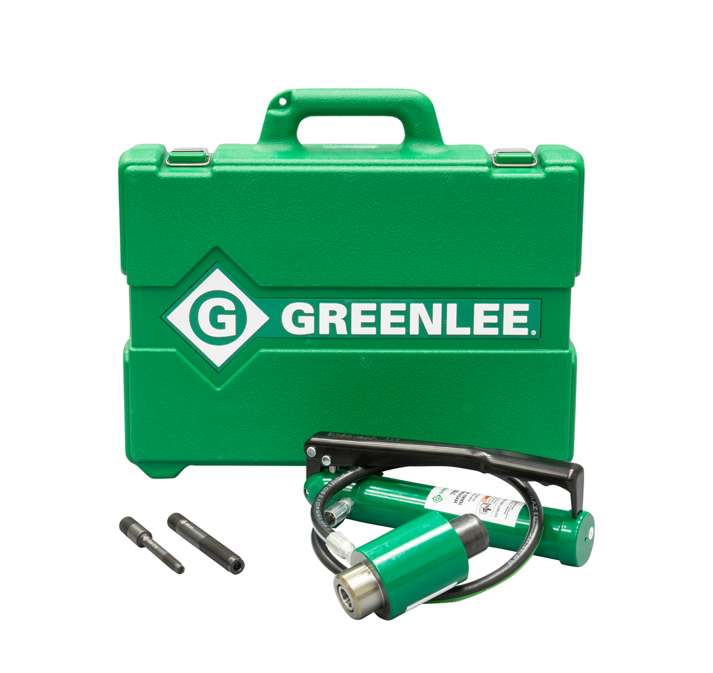 GREENLEE 11-Ton Hydraulic Knockout Driver with Hand Pump