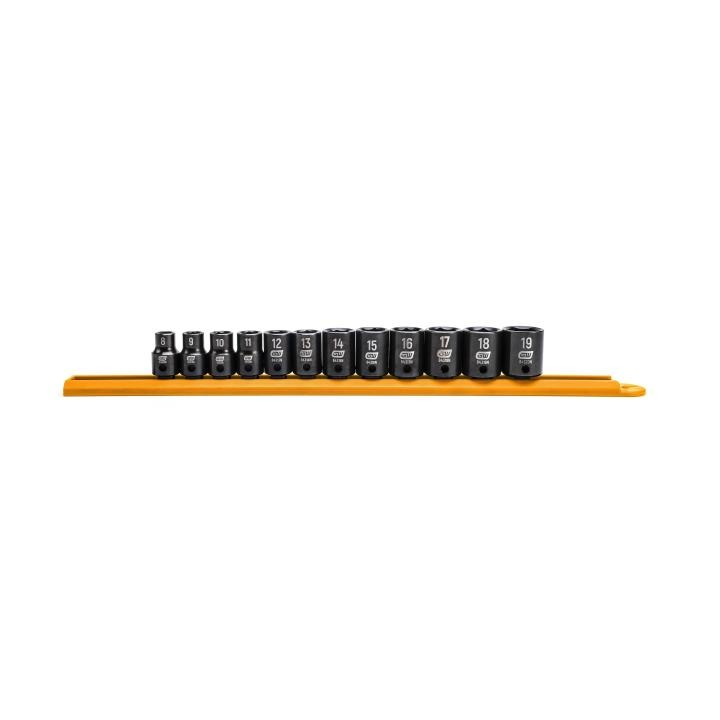 SET SKT IMP MET 3/8DR 12PC