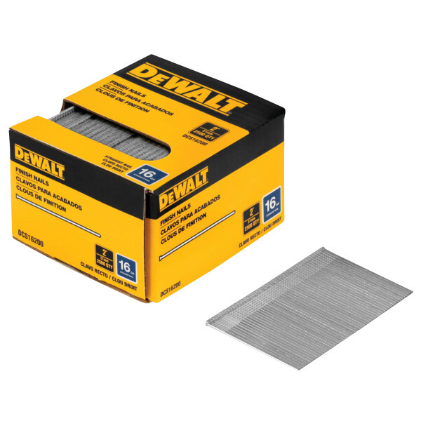 DEWALT 16  Guage 2-1/2 in. STRAIGHT FINISH NAIL 2,500 Quantity