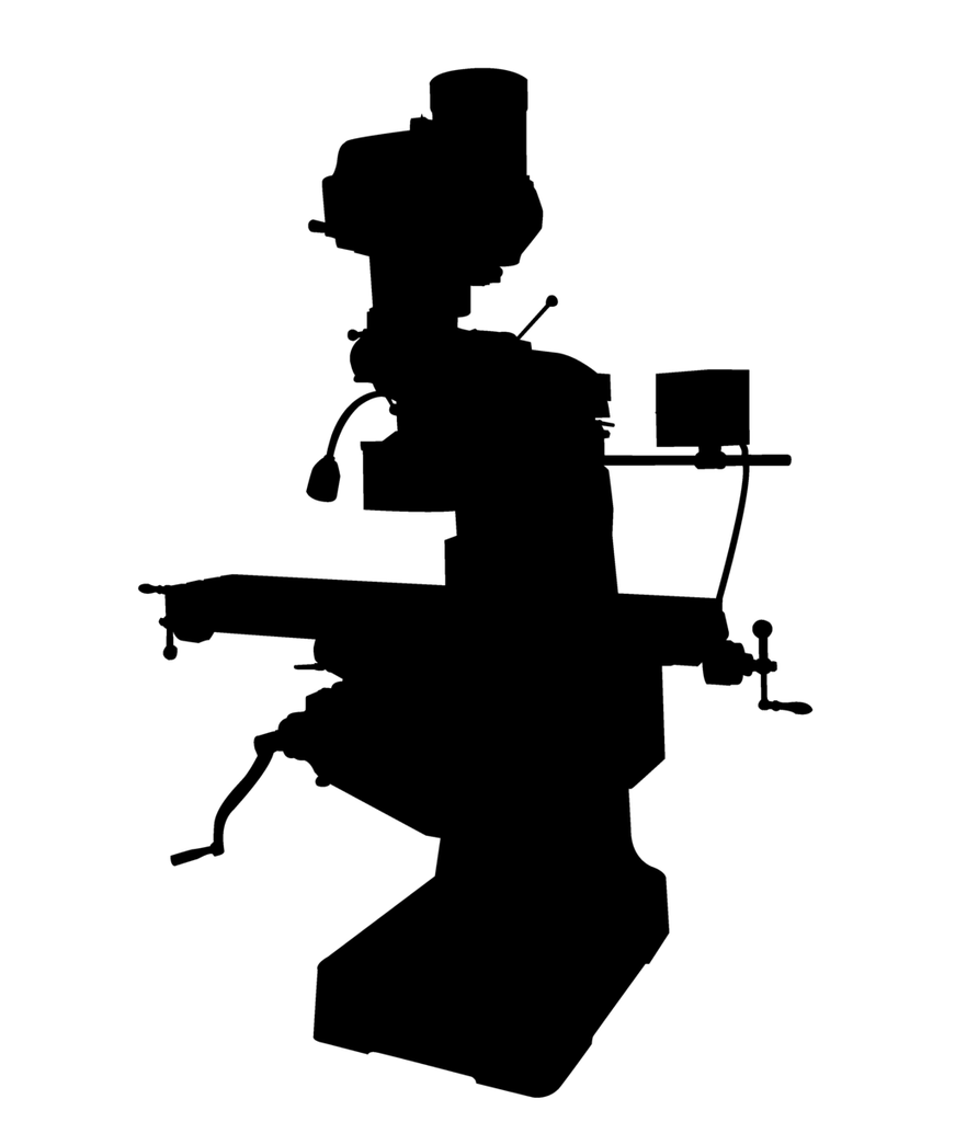 ETM-949 Mill with 3-Axis ACU-RITE 203 (Knee) DRO and X, Y-Axis JET Powerfeeds and USA Made Air Draw Bar