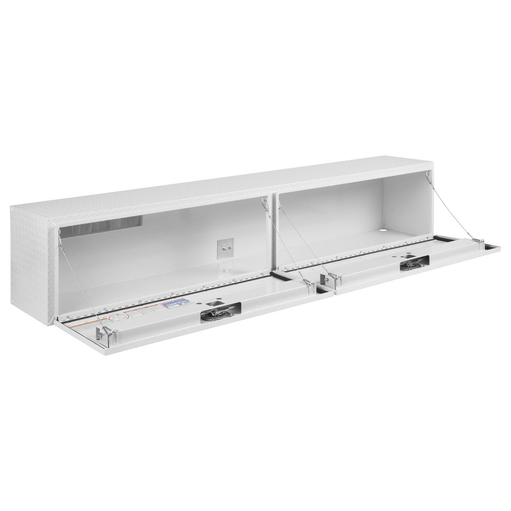 90.25" Super Side - Alum, White Finish
