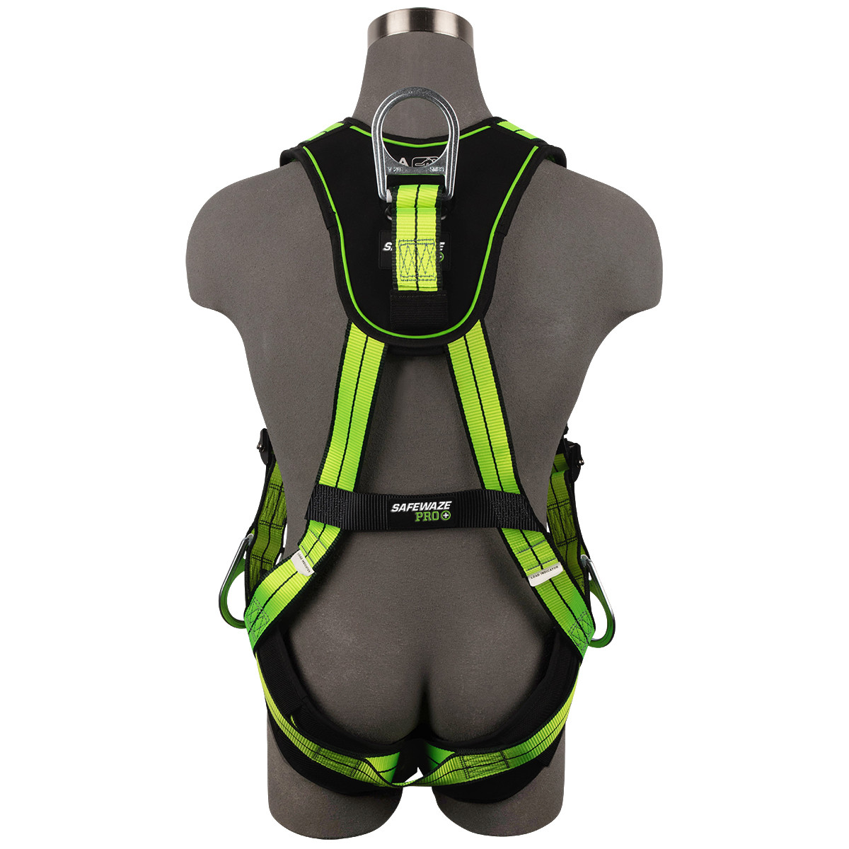 SafeWaze PRO+ Full Body Harness: 3D, QC Chest, QC Legs  (S/M)