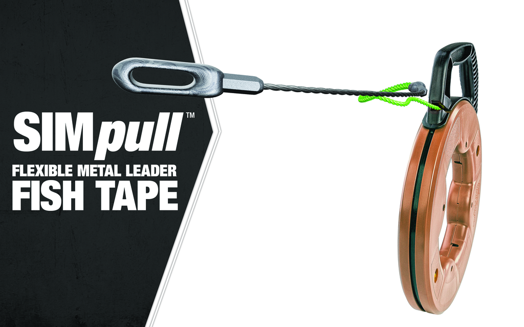 SOUTHWIRE FISH TAPE, 4.5MM, FTSP45-125FML,125' TRI