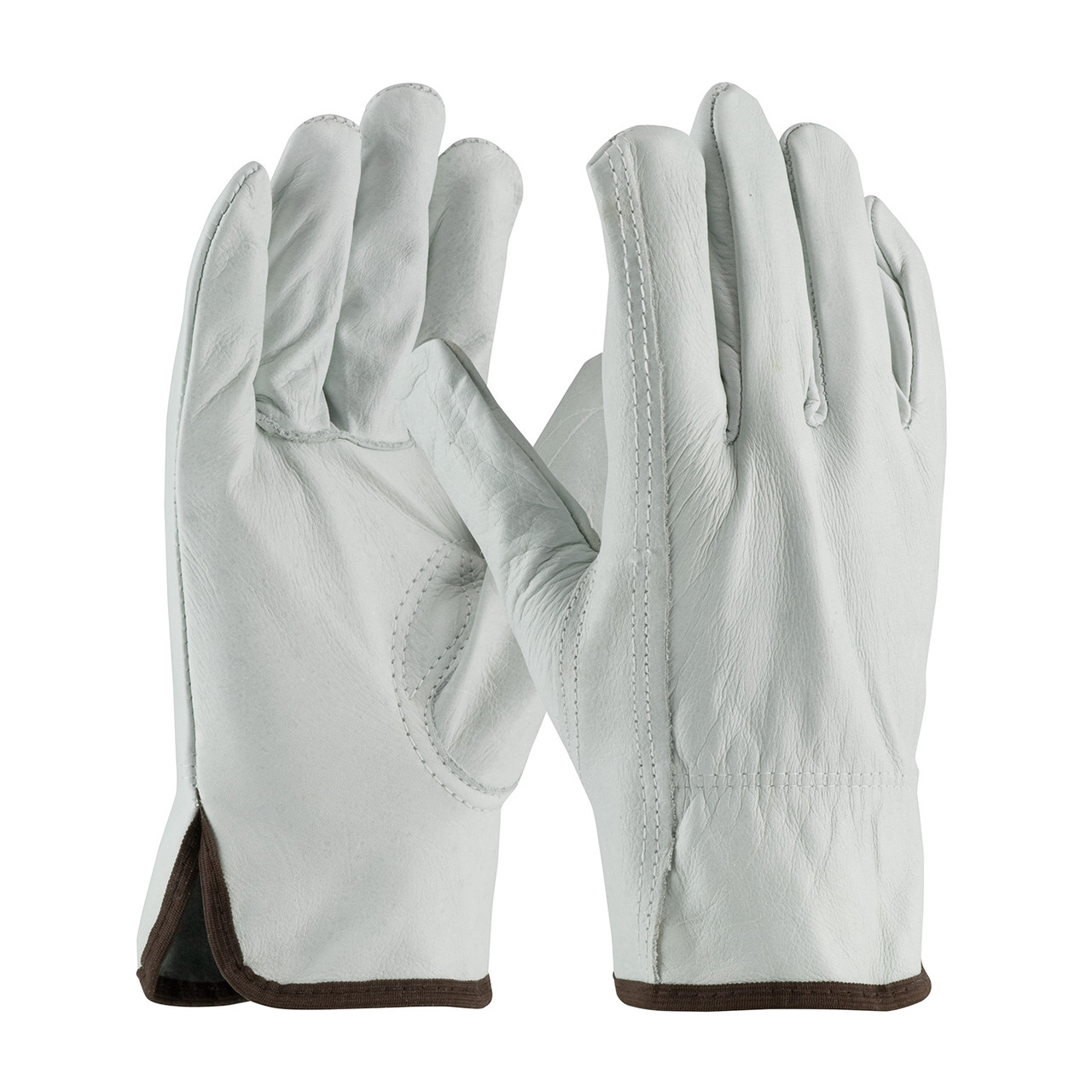 PIP® 68-165  Leather Drivers, Size M, Natural