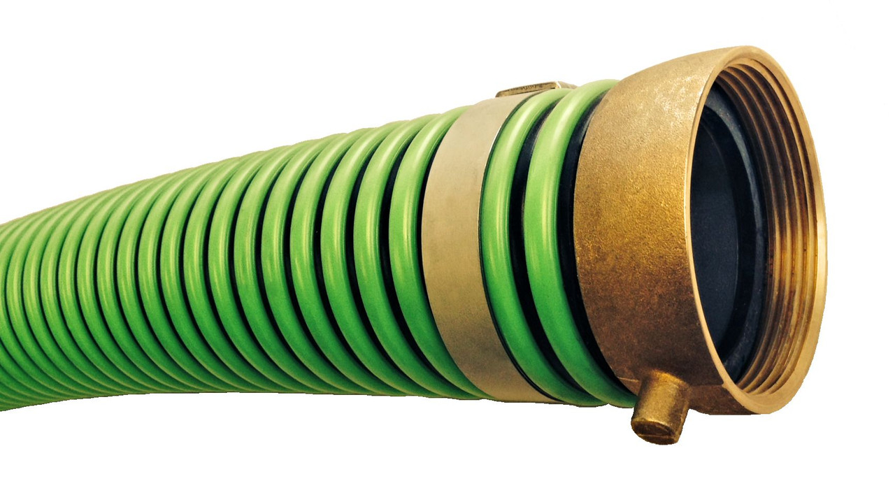 4"x20ft Male&Female NPSH Green Weatherflex Suction Hose 1/EA