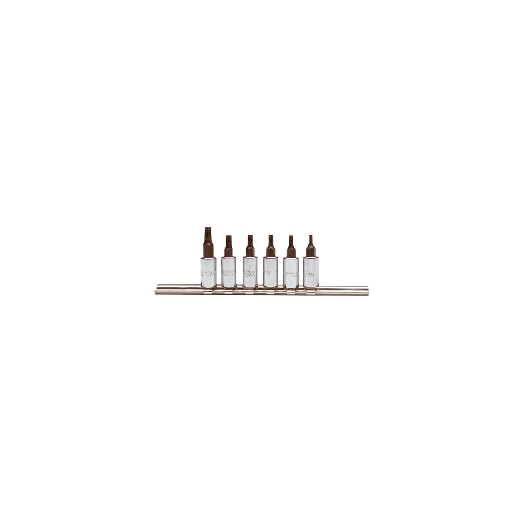 Proto® 1/4" Drive 6 Piece Torx® Bit Set 1/ea
