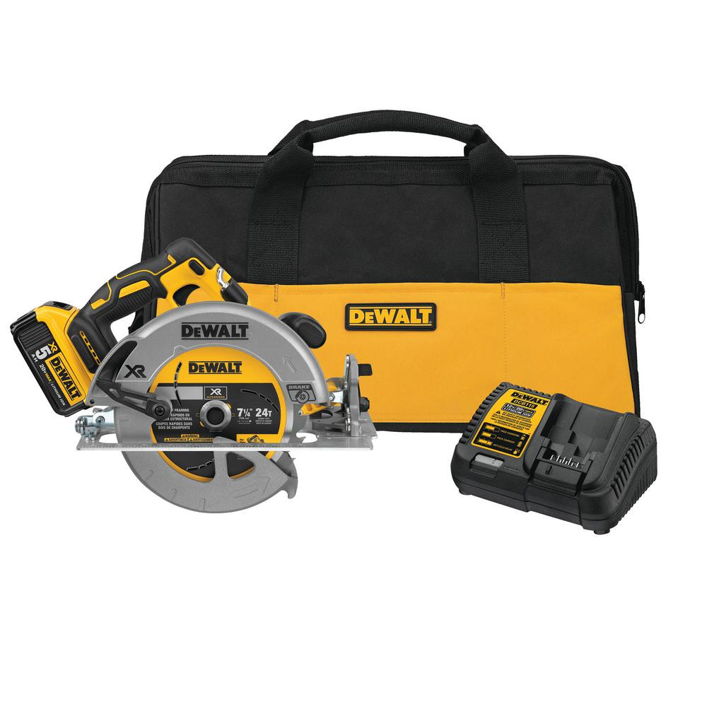 DEWALT 20V MAX* XR Brushless Cordless 7-1/4 in. Circular Saw Kit