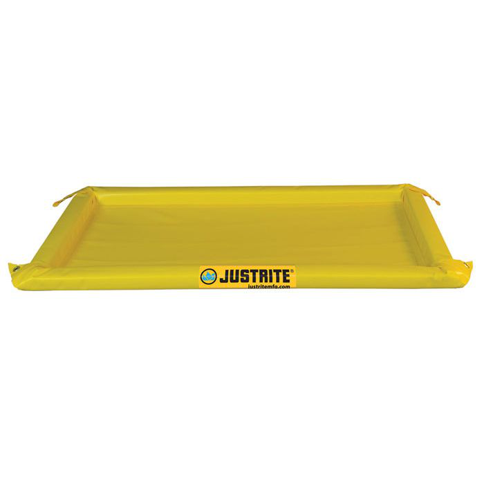 4' x 8' x 2", 40 Gallon Spill Capacity, Maintenance Spill Berm, Yellow - 28421