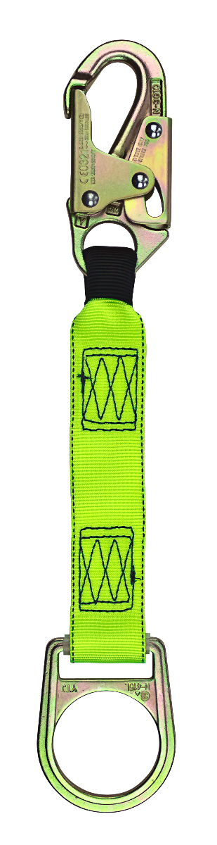 SafeWaze 18" D-ring Extender: Snap Hook, D-ring