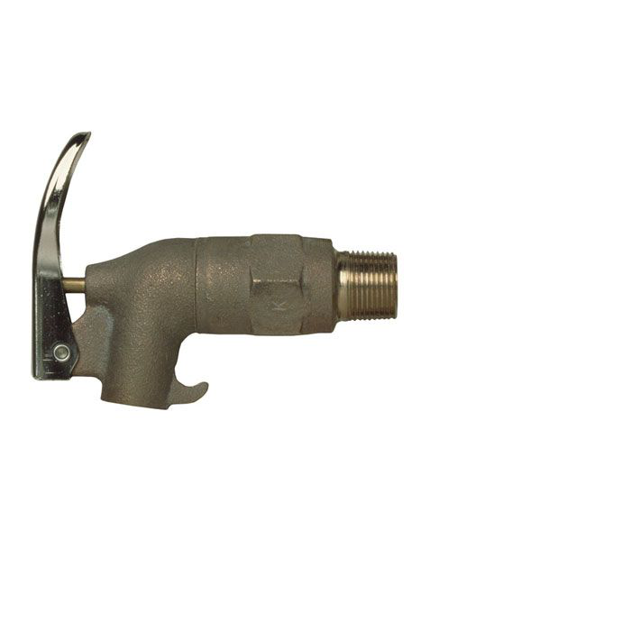 Brass Safety Drum Faucet For Viscous Liquids, 3/4" NPT Bung, No Flame Arrester