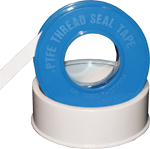 Electro-Tape 1/2" x 1296 in  Contractor Grade PTFE Pipe Thread Seal Tape 500/CS