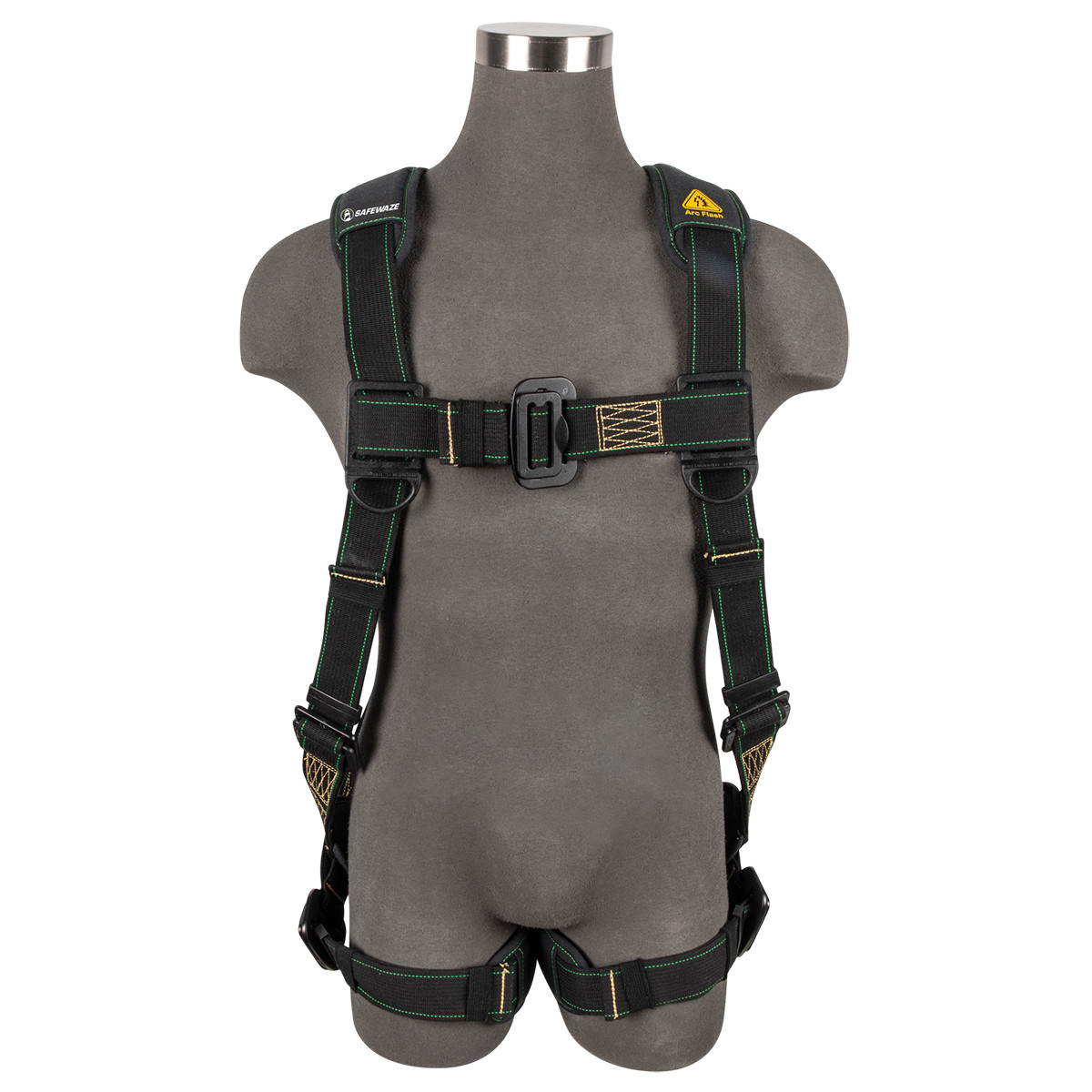 SAFEWAZE Arc Flash Full Body Harness: DE 1D, DE MB Chest/Legs (M)
