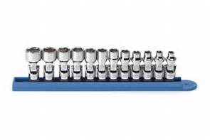 12 Pc. 1/4" Drive 6 Point Metric Flex Socket Set