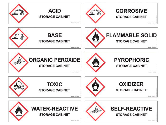 12 Gallon, 1 Shelf, 1 Door, Self-Close, Hazardous Material Cabinet, ChemCor® Compac, Royal Blue - 8612282