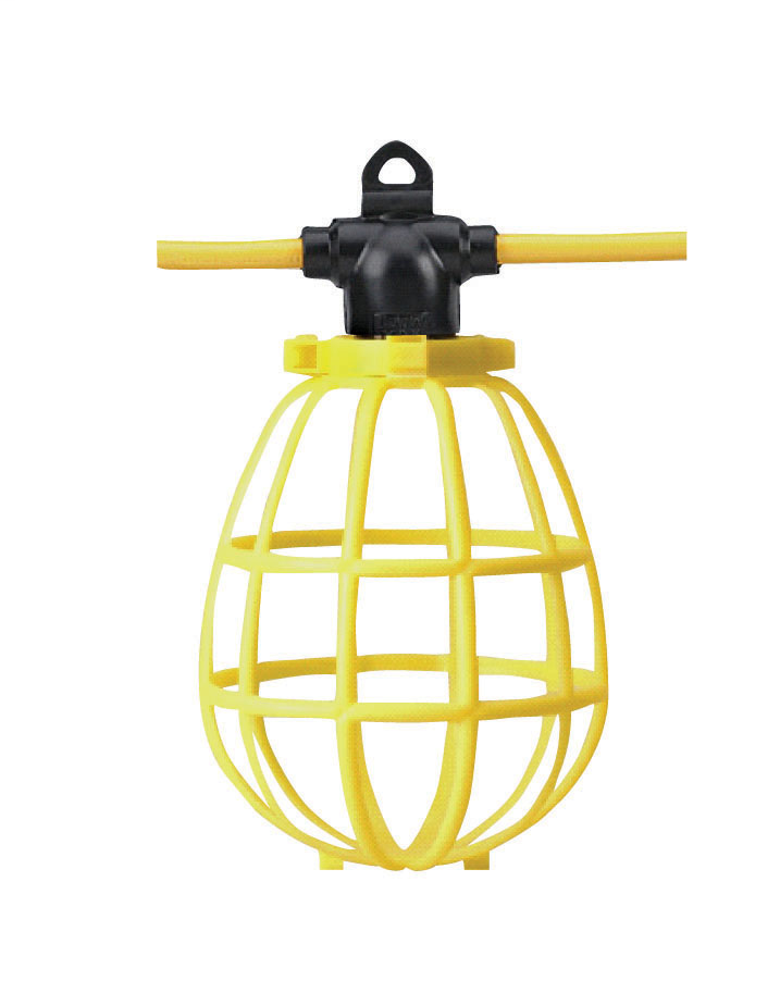 SOUTHWIRE 100' Plastic Cage String Light W/ 12/3 SJTWCord  1/BX