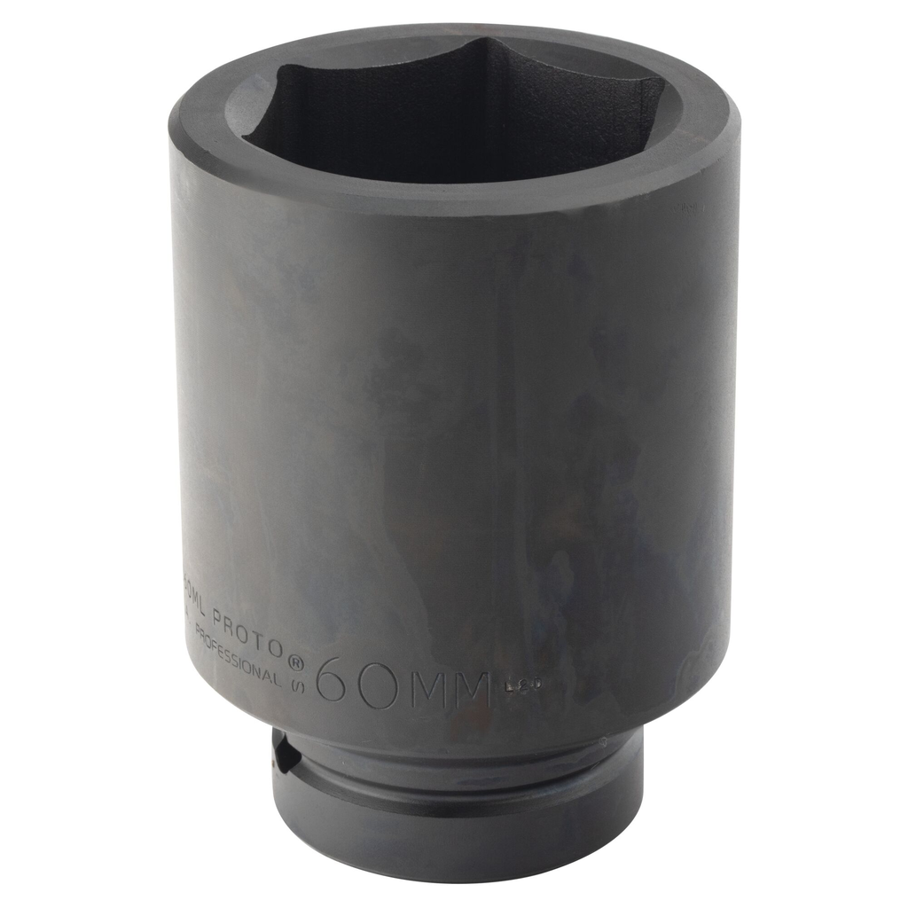 Proto® 1" Drive Deep Impact Socket 60 mm - 6 Point 1/ea