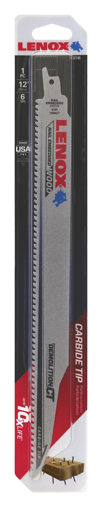 LENOX Recip 156Rct 12 X 1 X 050 X 6 Ngcr 1/Pk