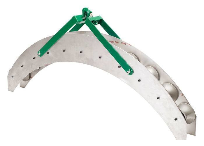 GREENLEE 48" Conveyor Sheave with 10 Sheave Wheels
