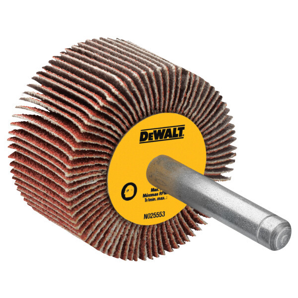 DEWALT Flap Wheel, 3-Inch X 1-Inch X 1/4-Inch Hp, 240-Grit