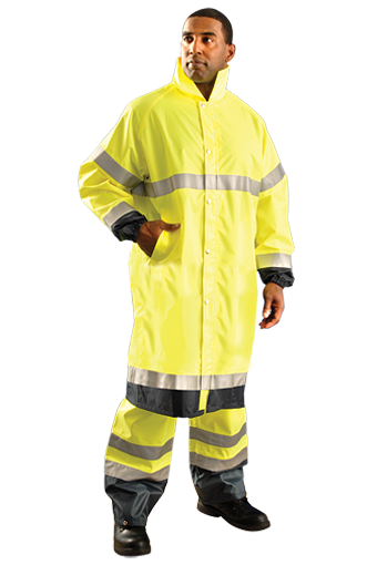 Occunomix Premium Breathable Rain Jacket 48" Length