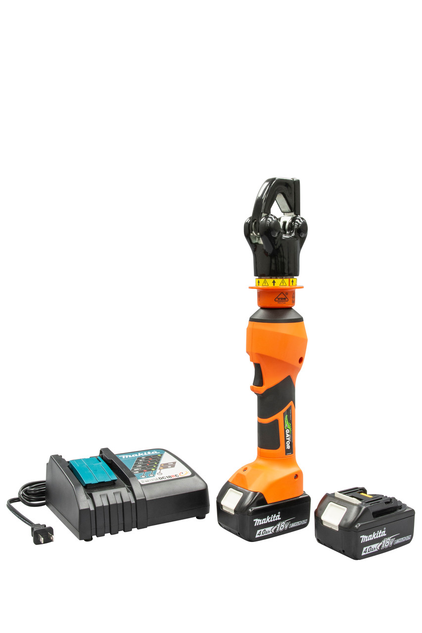 GREENLEE 6 Ton Insulated Crimper with 6ID Head and 120V Charger
