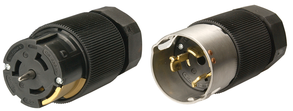 Southwire 50A/125/250V Locking Female Connector 4/BX