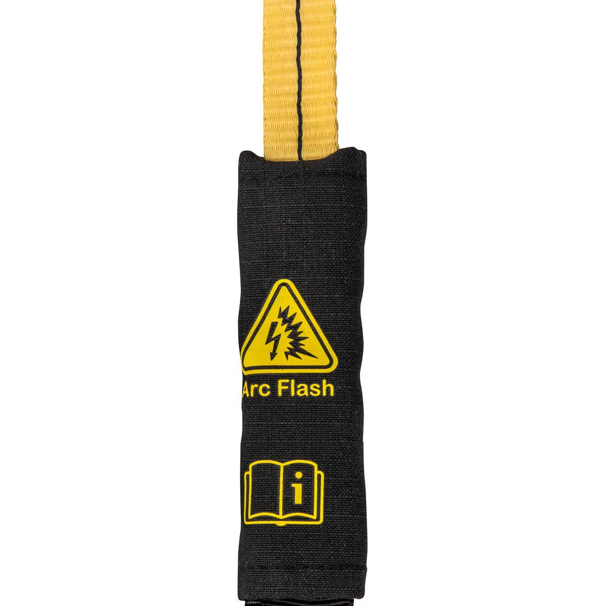 SafeWaze Latitude Pro Arc Flash 7' Single Web SRL: Steel Carabiner, Alu Rebar Hook