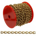 TWIST CHAIN,82' #70 HOBBY,BRASS PLATED