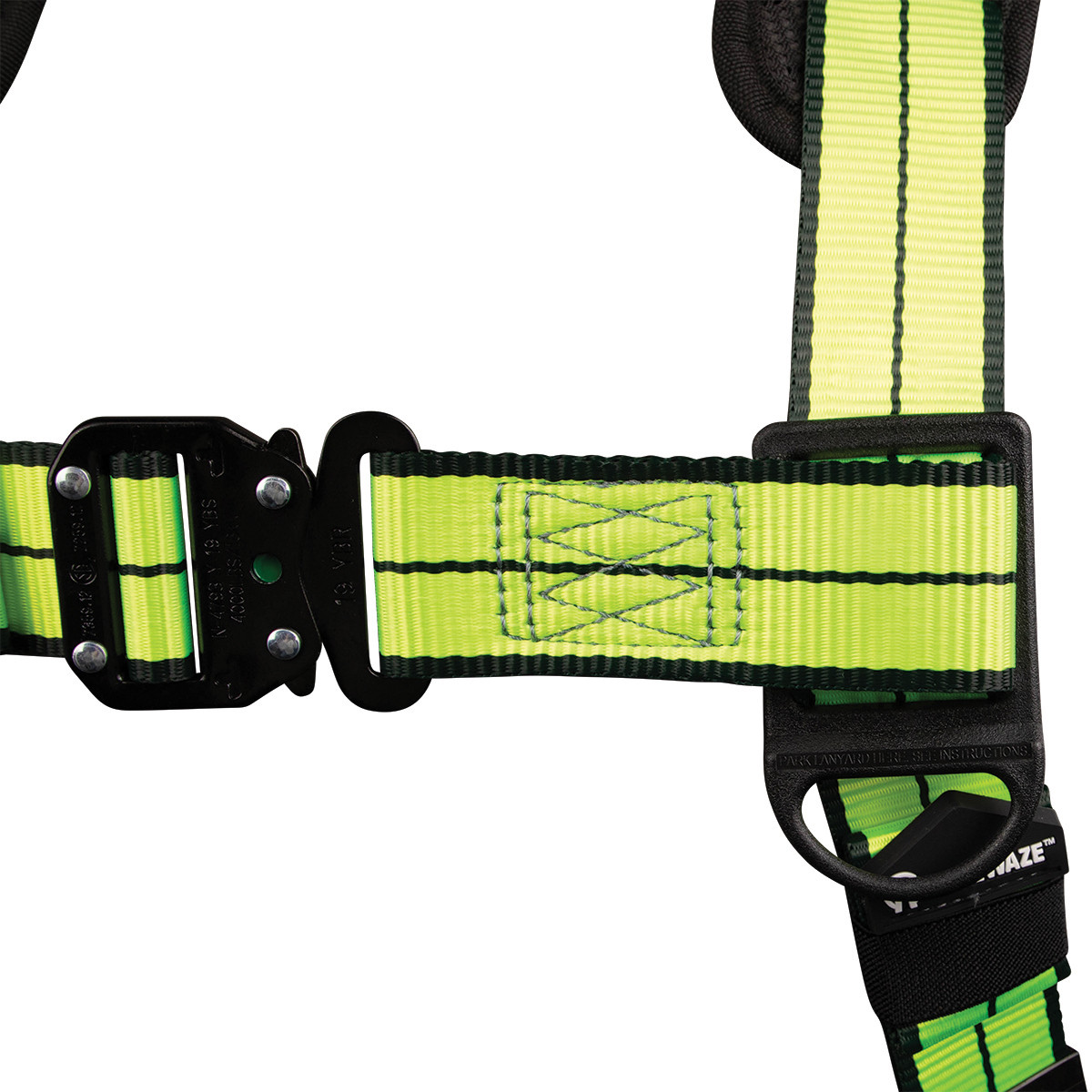 SafeWaze PRO+ Full Body Harness: 1D, QC Chest, FD, QC Legs  (3X)