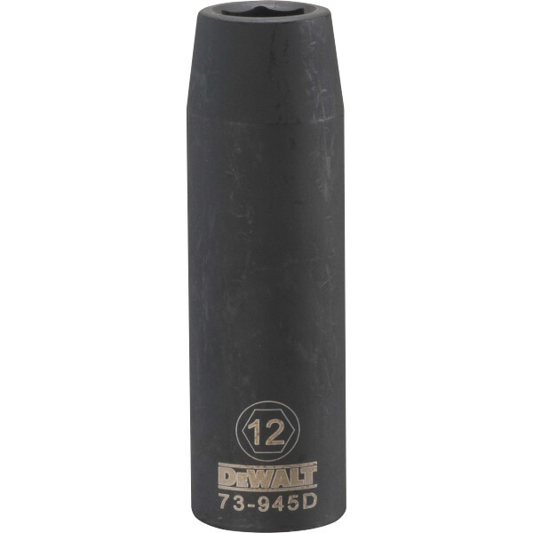 DEWALT Dwmt 6Pt 1/2'' Dr Dp Im Skt 12 Mm
