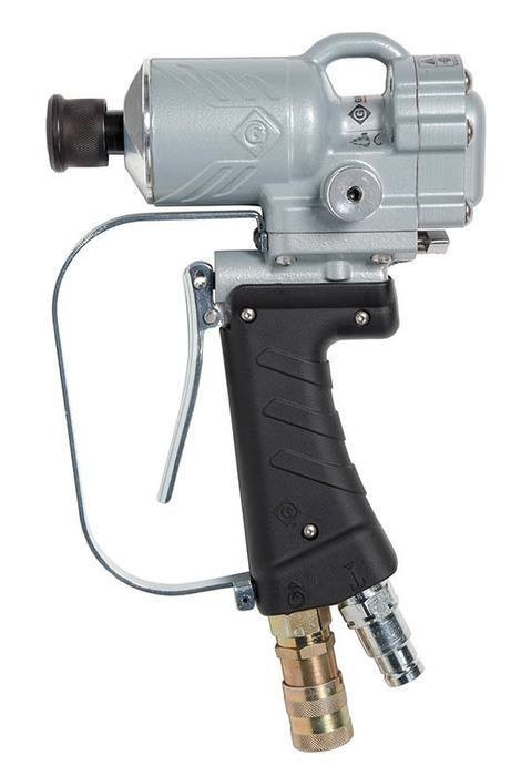 GREENLEE High Torque 1/2" Impact Wrench with Torque Adj, 7/16" Hex Quick Change Chuck w/ Adapter