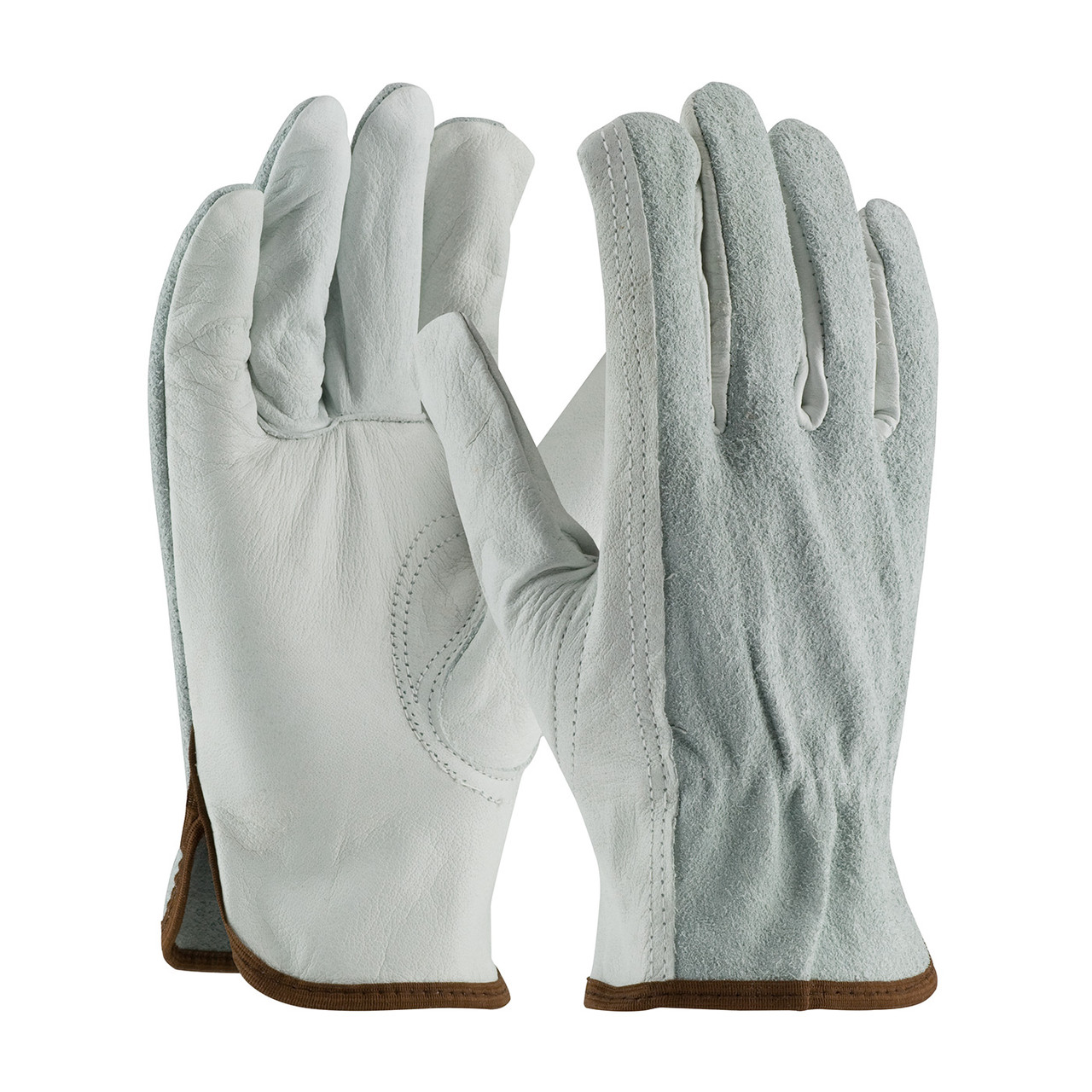 PIP® 68-160SB  Leather Drivers, Size XL, Natural