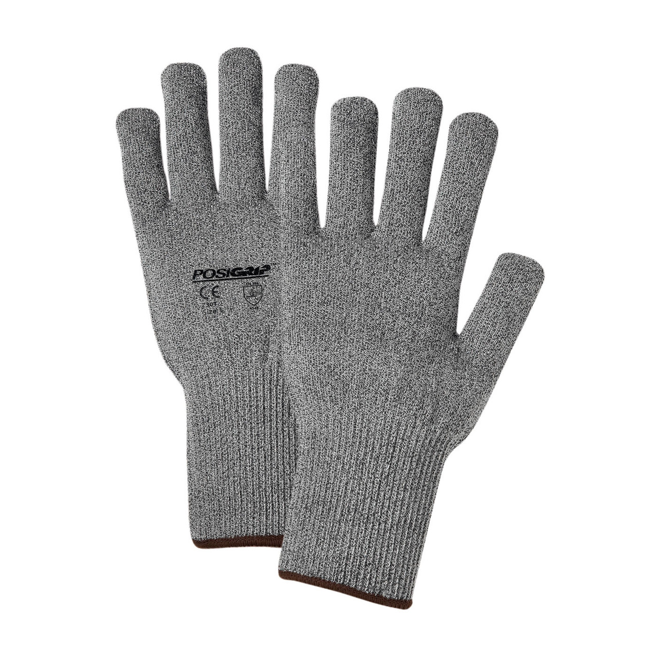 PosiGrip® 730T Lightweight Cut Resistant Gloves, Size M, Gray, ANSI A3