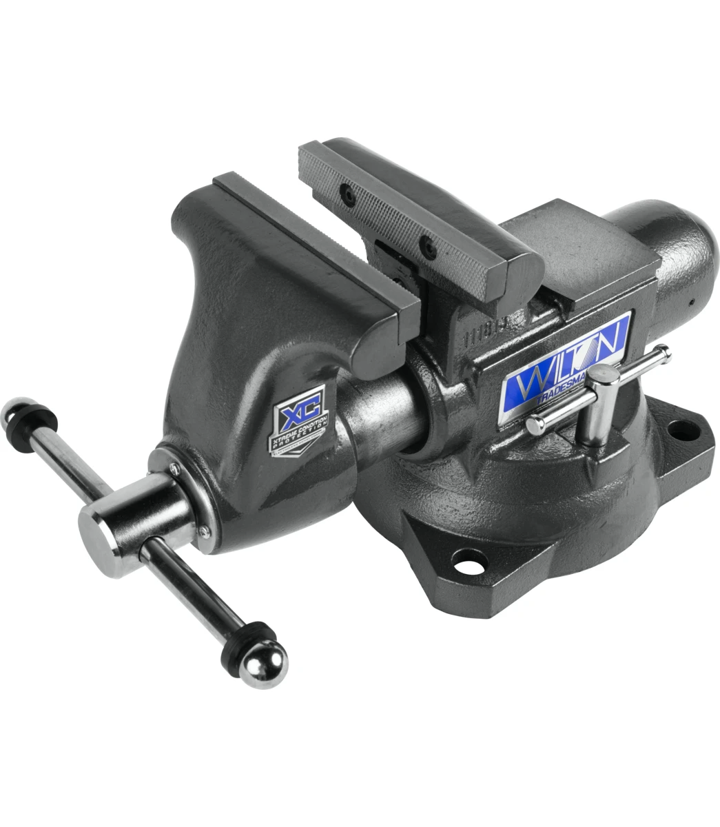 WILTON 1755XC, Tradesman XC 5-1/2" Xtreme Condition Round Channel Vise with Swivel Base