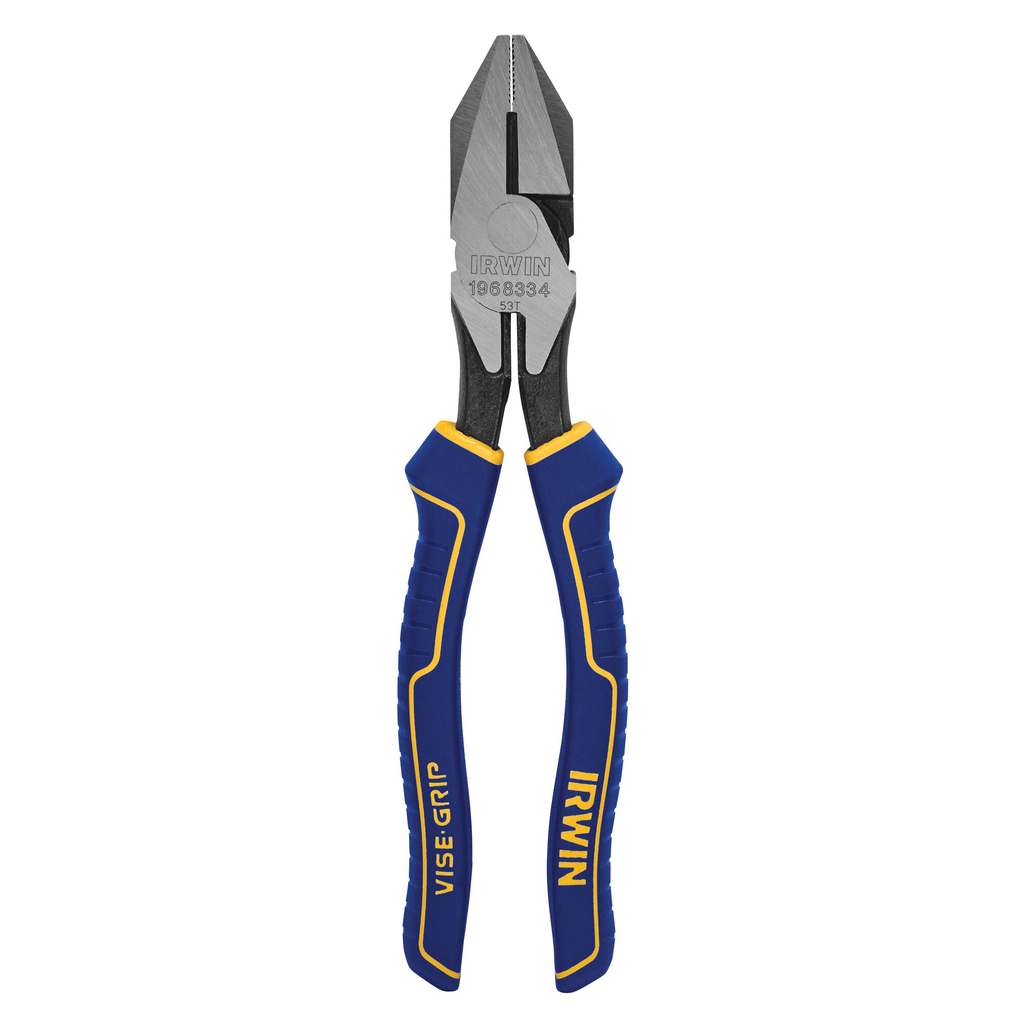 IRWIN 8" LINEMANS PLIERS W/ LH EDGE